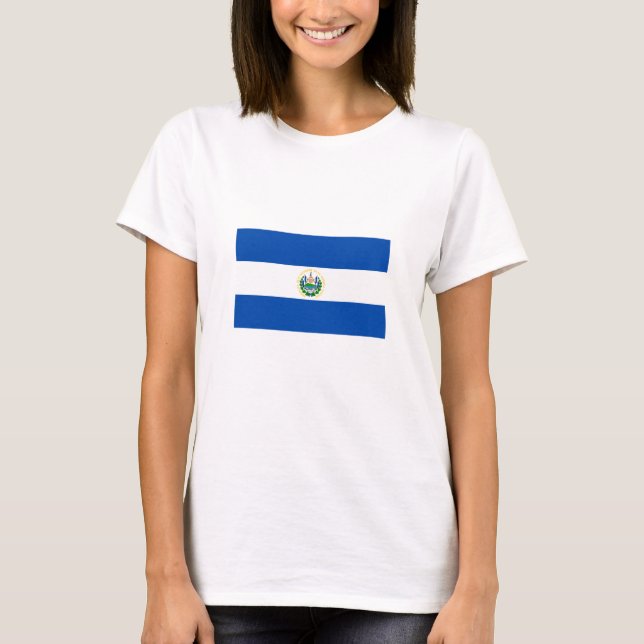 El Salvador Flag T-Shirt (Front)