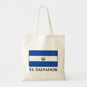 El Salvador Flag Tote Bag