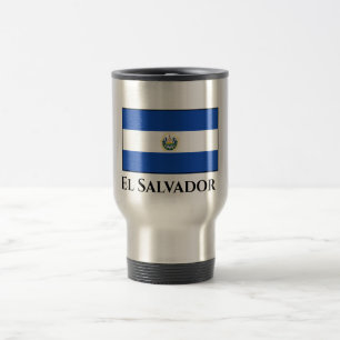 El Salvador Flag Travel Mug