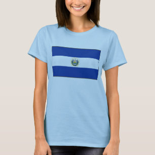 El Salvador Flag x Map T-Shirt