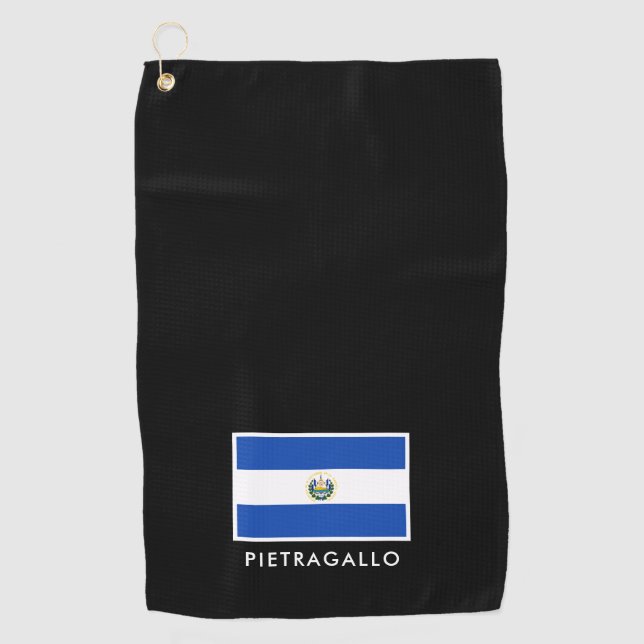 El Salvador Golf Towel (Front)