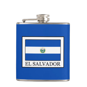 El Salvador Hip Flask