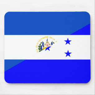 el salvador honduras half flag country symbol mouse mat