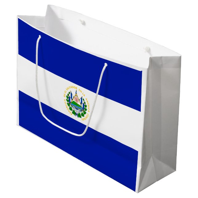 El Salvador Large Gift Bag (Front Angled)