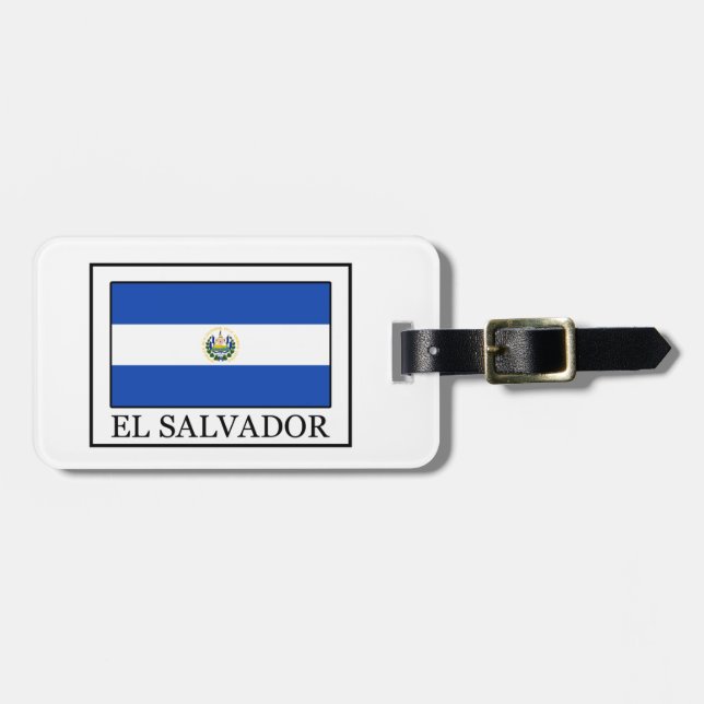 El Salvador Luggage Tag (Front Horizontal)
