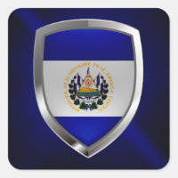 El Salvador Mettalic Emblem
