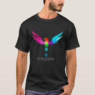 El Salvador National Bird Torogoz Multi Colours T-Shirt