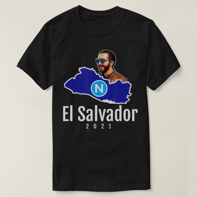 El Salvador, Nayib Bukele, Nuevas Ideas 2021  T-Shirt (Design Front)