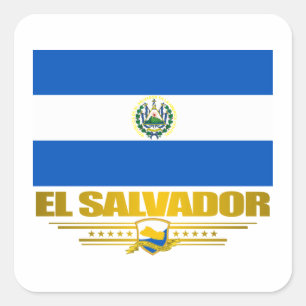 "El Salvador Pride" Square Sticker