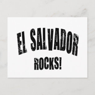 El Salvador Rocks! Postcard
