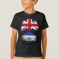 El Salvador Salvadoran British UK Tree Roots Flag