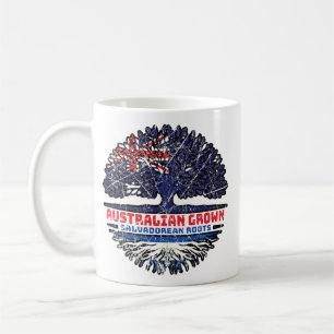 El Salvador Salvadorean Australian Australia Flag Coffee Mug
