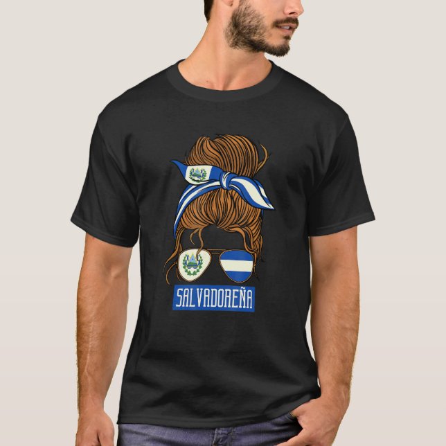 El Salvador Salvadoreña T-Shirt (Front)