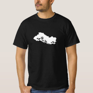 El Salvador, Salvadorian, El Salvador Map, Sivar, T-Shirt