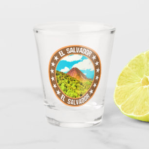 El Salvador Shot Glass