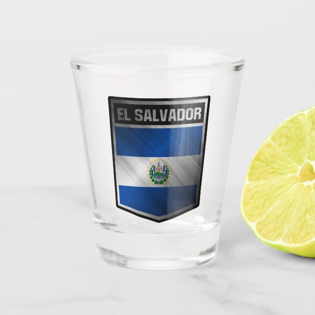 El Salvador Shot Glass (Front)
