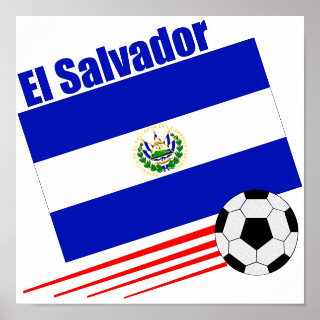 El Salvador Soccer Team Poster (Front)