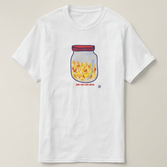 El Salvador, t-shirt Tanned with Chile (Design Front)