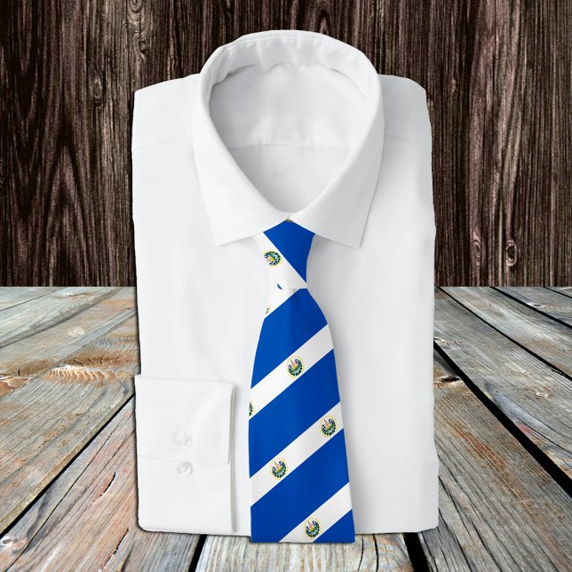 El Salvador Ties, fashion Salvador Flag, business Tie (Creator Uploaded)