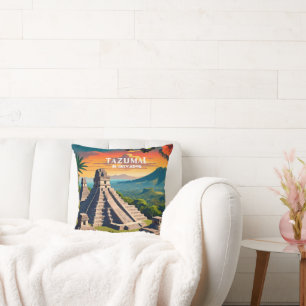 El Salvador Travel Vintage Retro  Cushion