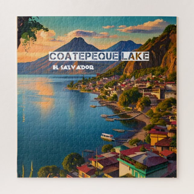 El Salvador Travel Vintage Retro  Jigsaw Puzzle (Vertical)