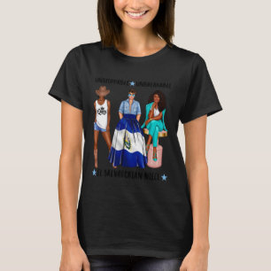 El Salvadorian Niece From El Salvador Fierce Brave T-Shirt