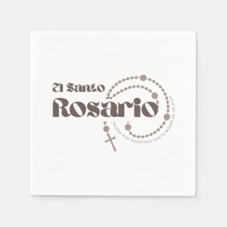 El Santo Rosario Napkin