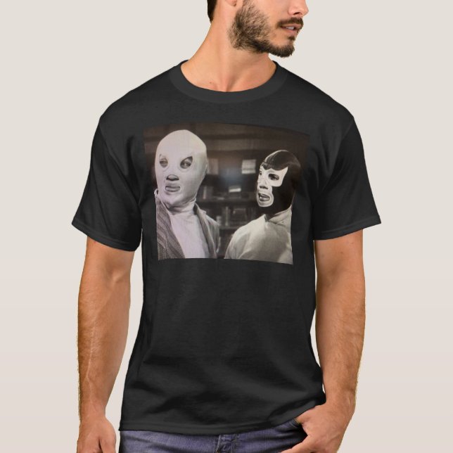 El Santo y Blue Demon Classic T-Shirt (Front)