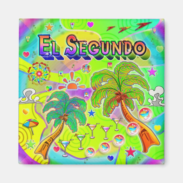 El Segundo Mind Focus Magnet (Front)
