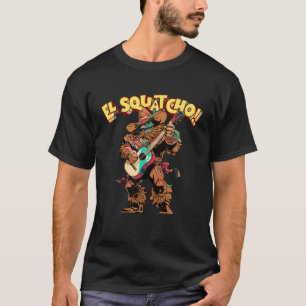 El Squatcho Mexican Bigfoot Mariachi Man Vintage S T-Shirt