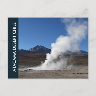 El Tatio Geyser, Atacama Desert, Chile Postcard