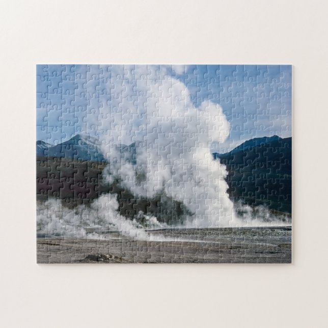 El Tatio Geysers near San Pedro de Atacama - Chile Jigsaw Puzzle (Horizontal)