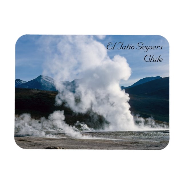 El Tatio Geysers near San Pedro de Atacama - Chile Magnet (Horizontal)