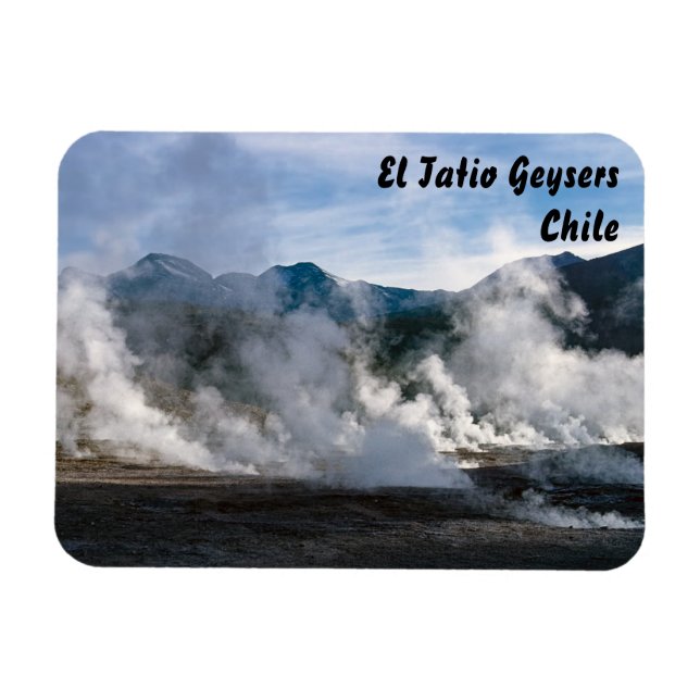 El Tatio Geysers near San Pedro de Atacama - Chile Magnet (Horizontal)