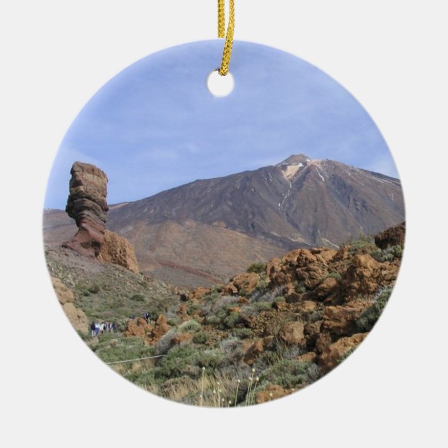 El Teide double-sided ornament (Front)