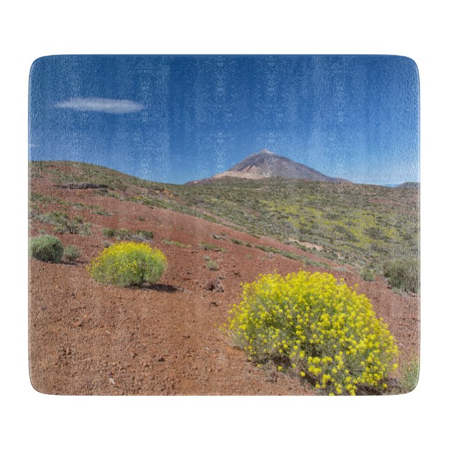 El Teide in Springtime Cutting Board (Front)