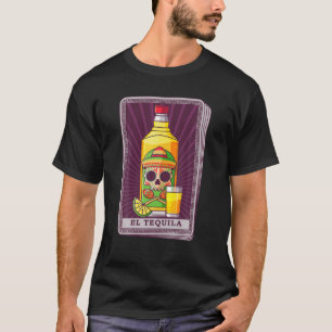 El Tequila Tarot Card Blackcraft Mexican Drink Hal T-Shirt