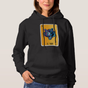 El Tiger Mexican Slang Lottery Bingo Cards Hoodie