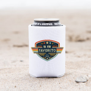 El Tío Favorito Custom Year Retro Patch Can Cooler