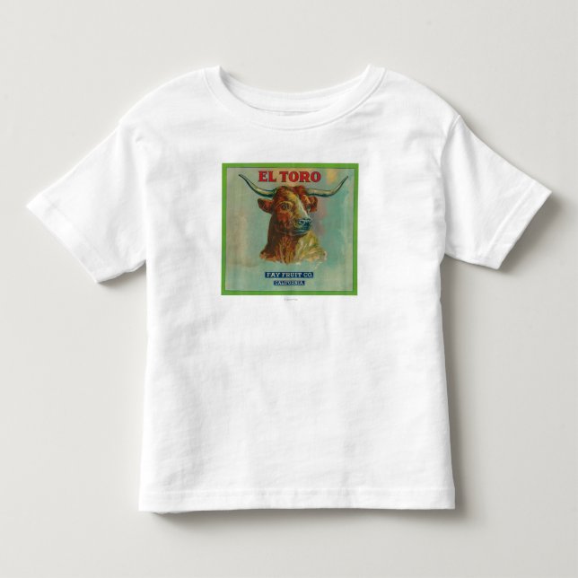 El Toro Orange Label Toddler T-Shirt (Front)