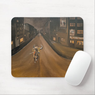 El Toro Torturado Painting by Alfred Fox Mouse Mat