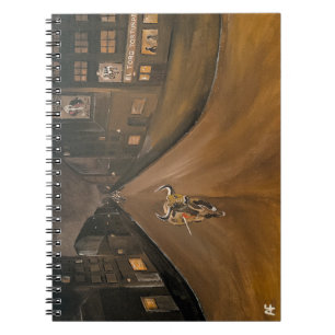 El Toro Torturado Painting by Alfred Fox Notebook