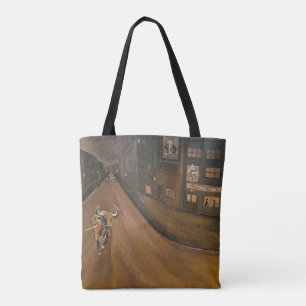 El Toro Torturado Painting by Alfred Fox Tote Bag
