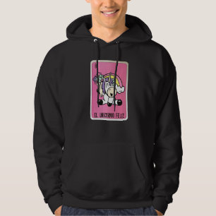 El Unicornio Feliz Mexican Slang Lottery Bingo Car Hoodie
