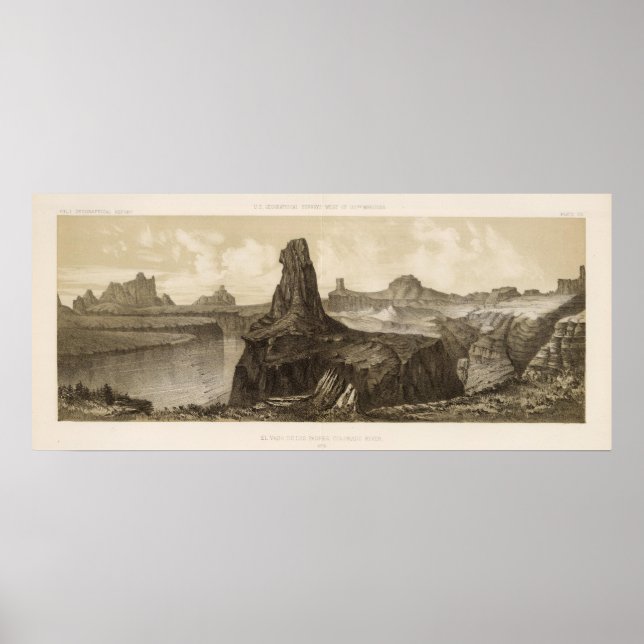 El Vado de Los Padres, Colorado River Poster (Front)
