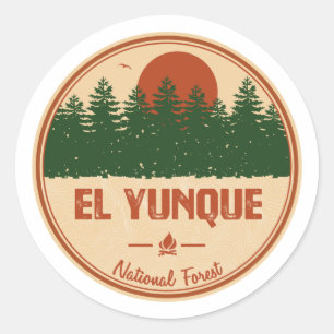 El Yunque National Forest Classic Round Sticker
