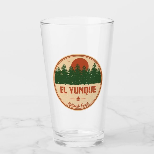 El Yunque National Forest Glass (Front)