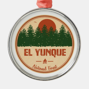 El Yunque National Forest Metal Tree Decoration