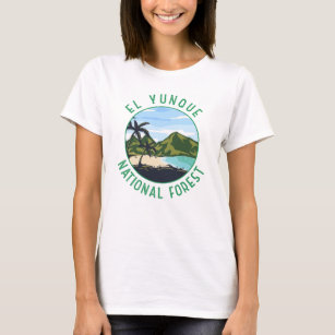 El Yunque National Forest Puerto Rico Distressed T-Shirt