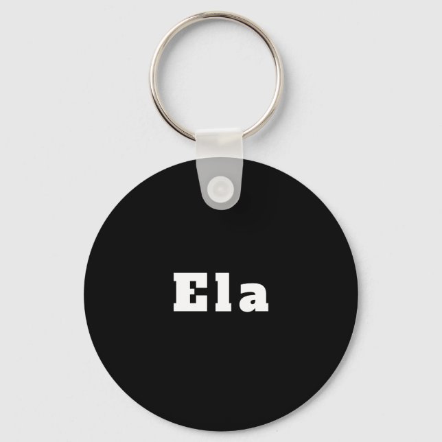 Ela Key Ring (Front)